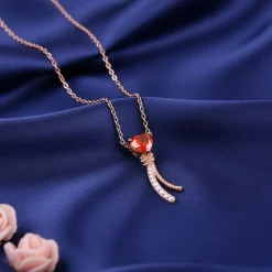 Rose Gold Sway With Me Necklace