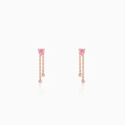 Rose Gold Sweet Reverie Dangler Earrings