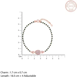 Rose Gold Tears of Love Mangalsutra Bracelet