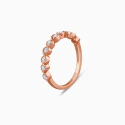 Rose Gold Timeless Loop Lab Grown Diamond Ring
