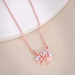 Rose Gold Tree of Life Necklace