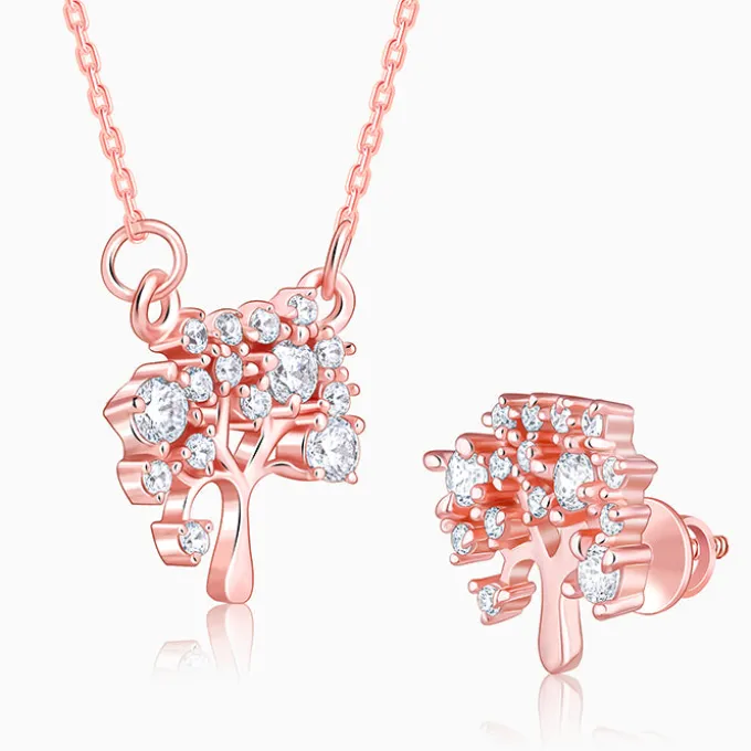 Rose Gold Tree of Life Set