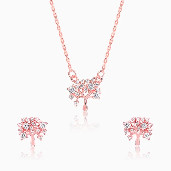 Rose Gold Tree of Life Set