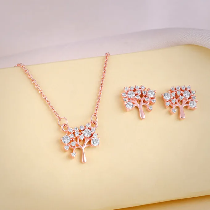 Rose Gold Tree of Life Set