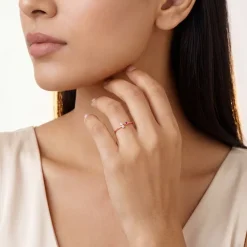 Rose Gold Trinity Ring (Size 12)