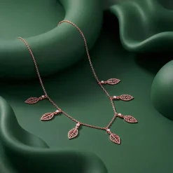 Rose Gold Tropical Charms Necklace