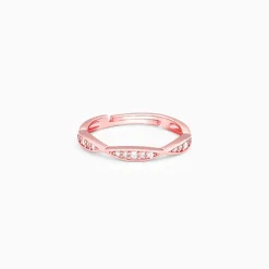 Rose Gold Twisty Turns Ring