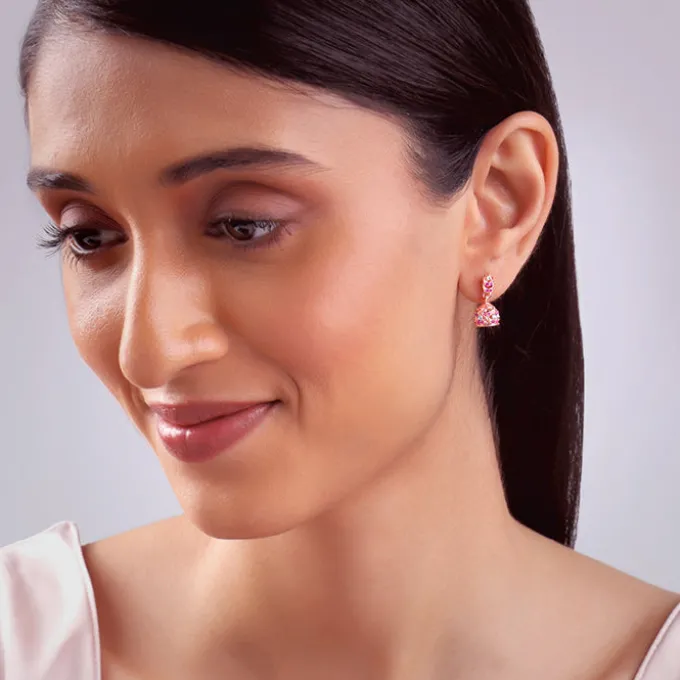 Rose Gold Urvashi Jhumki