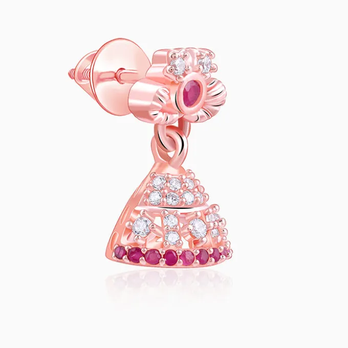 Rose Gold Vaishali Jhumki