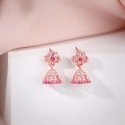Rose Gold Vaishali Jhumki