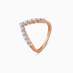 Rose Gold Vanki Diamond Ring