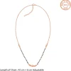 Rose Gold Varnika Mangalsutra