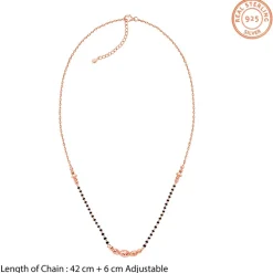 Rose Gold Varnika Mangalsutra
