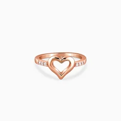 Rose Gold Velora Heart Ring (Size 12)