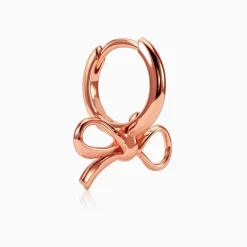 Rose Gold Velora Hoop Earrings
