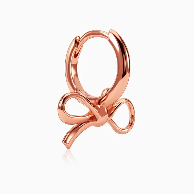 Rose Gold Velora Hoop Earrings