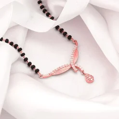 Rose Gold Vows of Love Mangalsutra