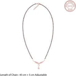 Rose Gold Vows of Love Mangalsutra