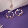 Rose Gold Wildflower Lab Grown Diamond Earrings