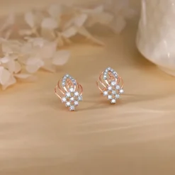 Rose Gold Wonderful Whimsy Diamond Earrings