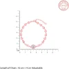 Rose Gold Zircon Evil Eye Bling Bracelet
