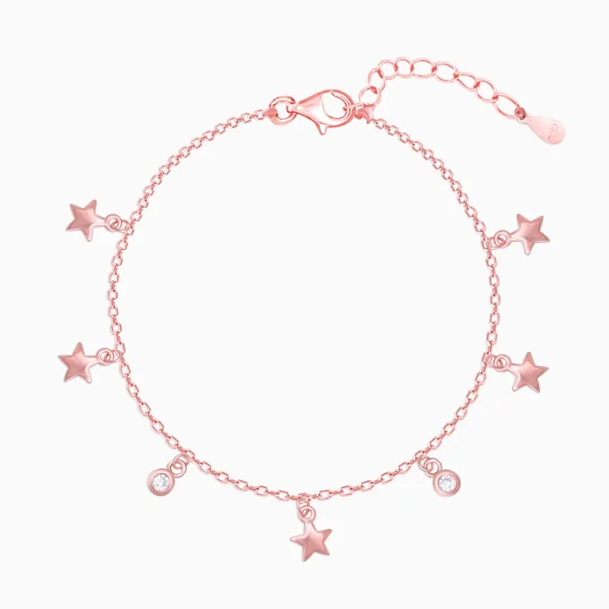 Rose Gold Zircon Marvel Bracelet