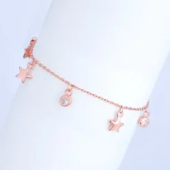 Rose Gold Zircon Marvel Bracelet