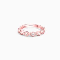 Rose Gold Zircon Melange Ring (Size 13)