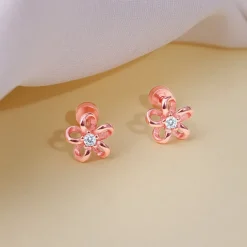 Rose Gold Zyra Ear Piercings