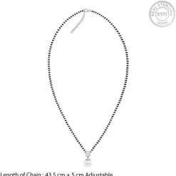 Silver Aadhira Pearl Mangalsutra