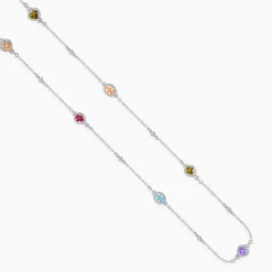 Silver Admiring Charm Necklace