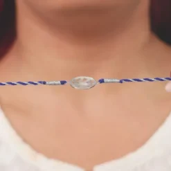 Silver Admiring Evil Eye Rakhi