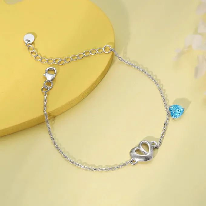 Silver Adore Love Bracelet
