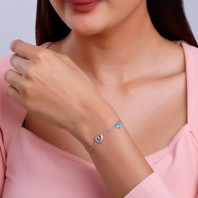 Silver Adore Love Bracelet