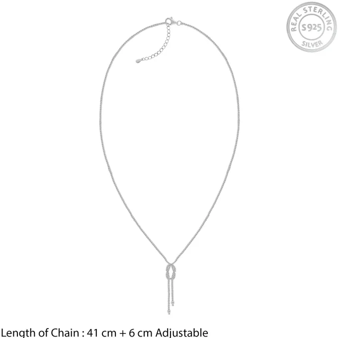 Silver Afterglow Necklace