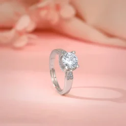 Silver All About Love Ring