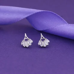 Silver All Eyes on You Earrings