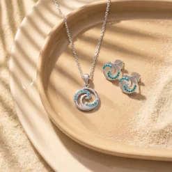 Silver Amphitrite Set of 2