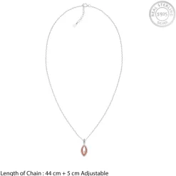 Silver Anahita Pendant With Link Chain