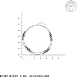 Silver Angelina Pearl Bracelet