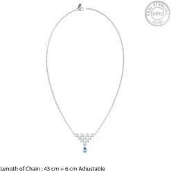 Silver Antiope Necklace