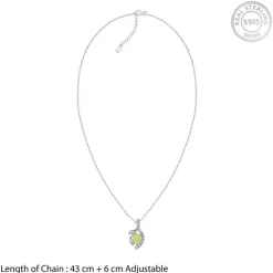 Silver At Last Pendant With Link Chain