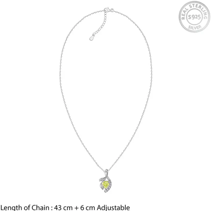 Silver At Last Pendant With Link Chain