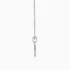 Silver Athena Spark Pendant with Link Chain
