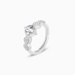 Silver Attracted To You Ring