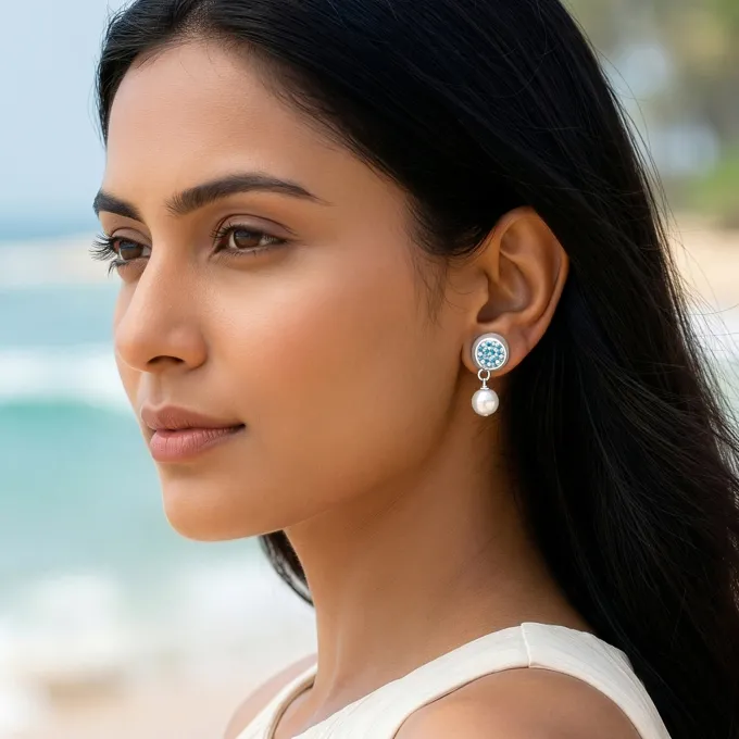 Silver Auralea Earrings