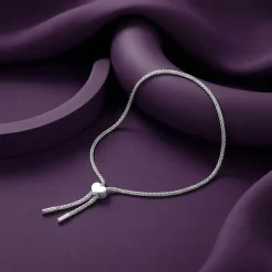 Silver Aurex Bolo Bracelet