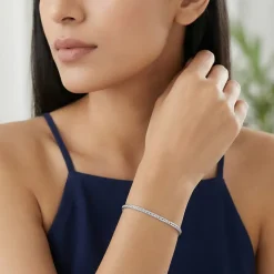 Silver Aurex Bolo Bracelet