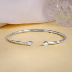 Silver Aurora Cuff Bracelet