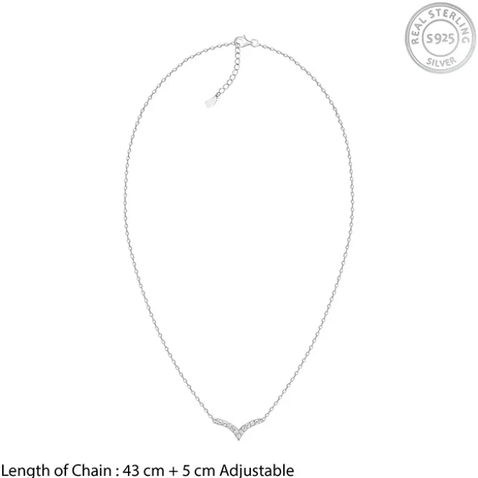 Silver Avya Necklace